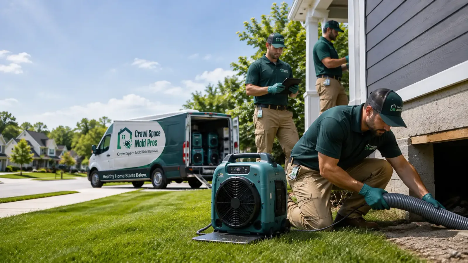 Crawl Space Mold Removal in Herman, NE